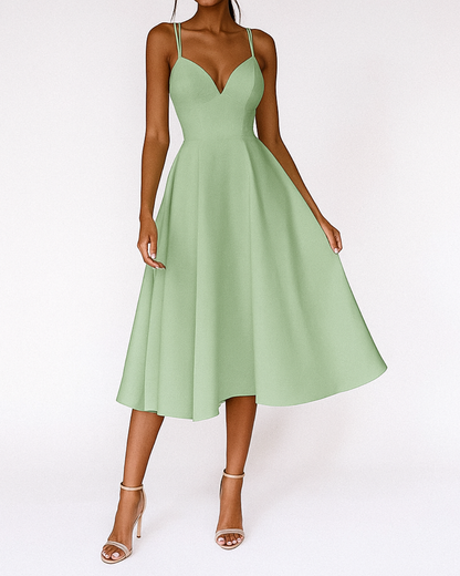 Daisy | Strappy Midi Wedding Guest Dress